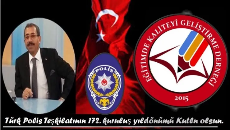 EKG Derneği Başkanı AKGÜN, Türk Polis Teşkilatının 172. kuruluş yıl dönümünü kutladı. 