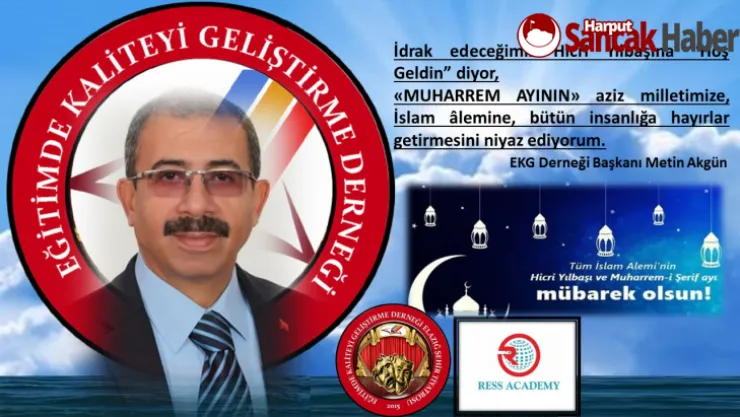 EKG Derneği Başkanı AKGÜN'ün 'Hicri Yılbaşı' Mesajı