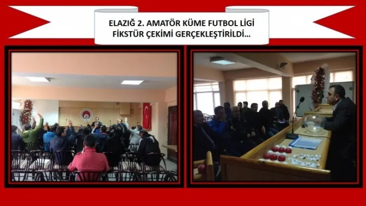ELAZIĞ 2. AMATÖR KÜME FUTBOL LİGİ FİKSTÜR ÇEKİMİ GERÇEKLEŞTİRİLDİ…