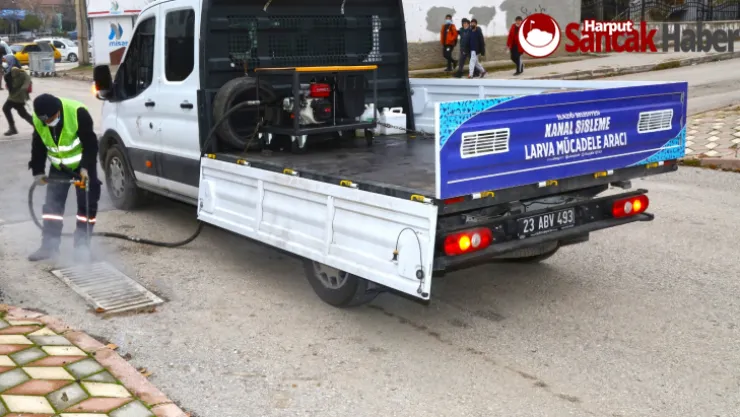 Elazığ Belediyesi Larvalara Karşı Kış Mücadelesine Devam Ediyor