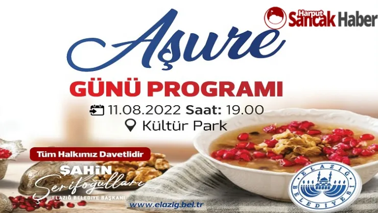 Elazığ Belediyesi'nden Aşure Günü Programı