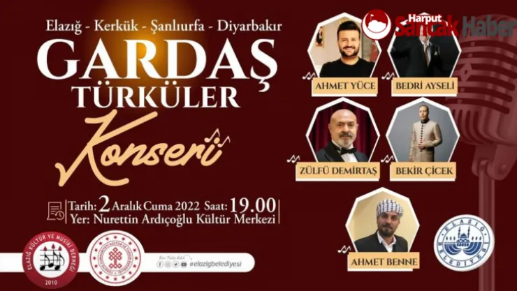 Elazığ Belediyesi'nden Gardaş Türküler Konseri