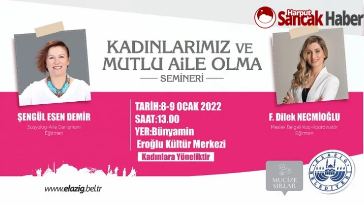 Elazığ Belediyesi'nden Kadınlara Yönelik Seminer
