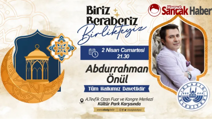 Elazığ Belediyesi'nden Ramazan Etkinliklerine Davet