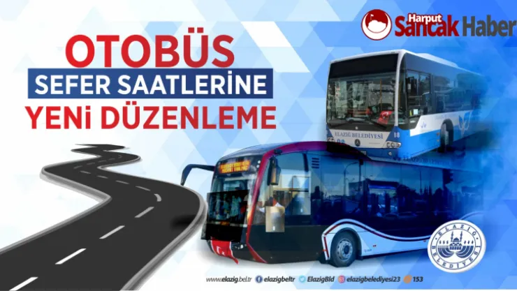 ELAZIĞ BELEDİYESİ, OTOBÜS SEFER GÜZERGÂHLARINI YENİDEN DÜZENLEDİ