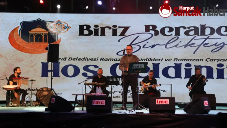 Elazığ Belediyesi Ramazan Etkinliklerinde İbrahim Sadri Gönüllere Dokundu