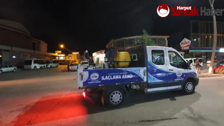 Elazığ Belediyesi Şehir Genelinde Sinek, Üvez ve Haşerelere Karşı İlaçlama Çalışmalarını Artırdı
