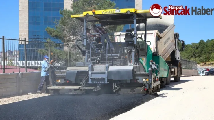 Elazığ Belediyesi Yol Çalışmalarını Sürdürüyor