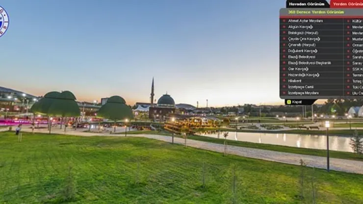 Elazığ Belediyesi'nden Sanal Şehir Turu