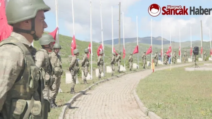 Elazığ-Bingöl Karayolunda şehit 33 Asker Törenle Anıldı