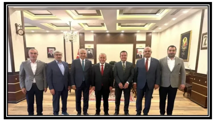 Elazığ'da Kent Konseyleri Birliği Heyetinden Vali ve Başkan'a Ziyaret
