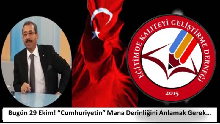 EKG Derneği Başkanı M. AKGÜN, 29 Ekim Cumhuriyet Bayramını Kutladı.