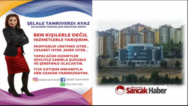 Hilalkent Mahallesi muhtar adayı Şelale TANRIVERDİ AYAZ  Haber Sitemizi ziyaret etti…