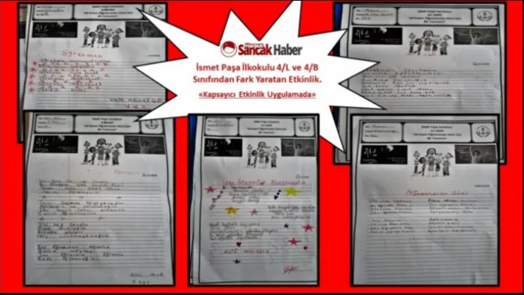 İlimiz Merkez İsmet Paşa İlkokulu 4/L  ve 4/B sınıfları eğitimde fark yaratıyor…