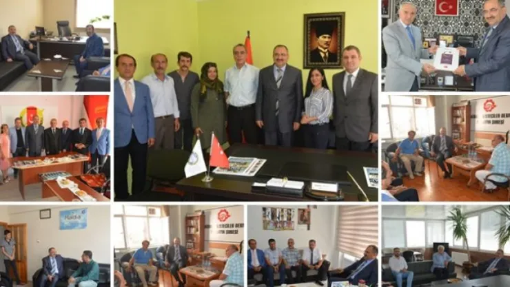 Vali Kaban, Bazı Basın Kuruluşları Ziyaret Etti