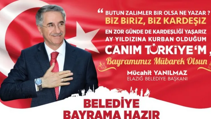 BELEDİYE BAYRAM HAZIRLIKLARINI TAMAMLADI