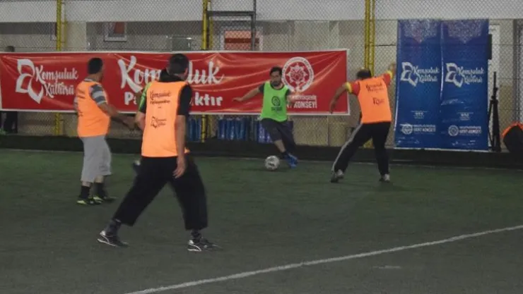Komşuluk Yaşasın Diye Futbol Maçı Düzenlendi