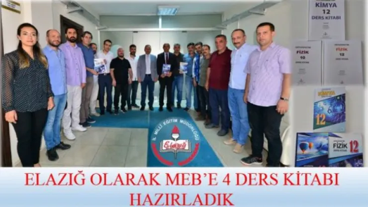 Elazığ'dan MEB'e 4 Ders Kitabı...
