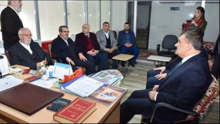 Başkan Gürkan, Niyaz-İ Mısri Kültür Vakfı Yönetimi İle İstişarede Bulundu