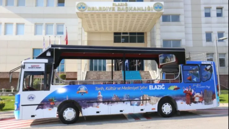 Elazığ Belediyesi Tur Otobüsü Hizmette