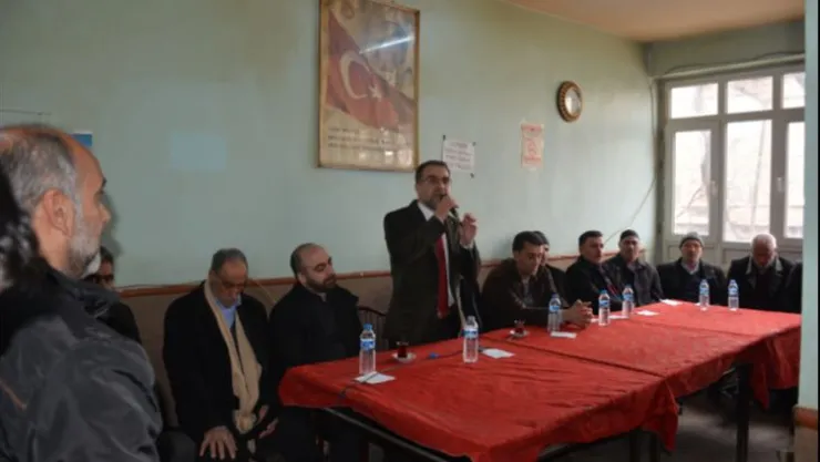 BBP BAŞKAN ADAYI NUREDDİN GÜL BELDE SAKİNLERİ İLE BULUŞTU.