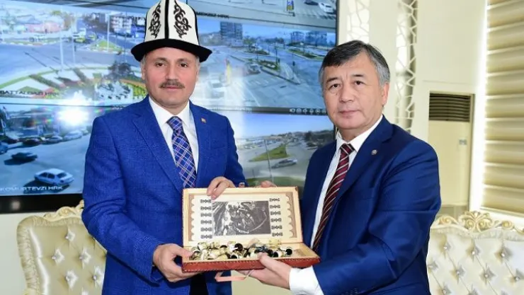 Kırgızistan Ankara Büyükelçisinden Başkan Çakır'a Ziyaret