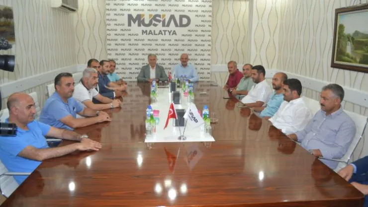 Elazığ MÜSİAD'dan Komşu Şubemiz Malatya MÜSİAD'a Ziyaret