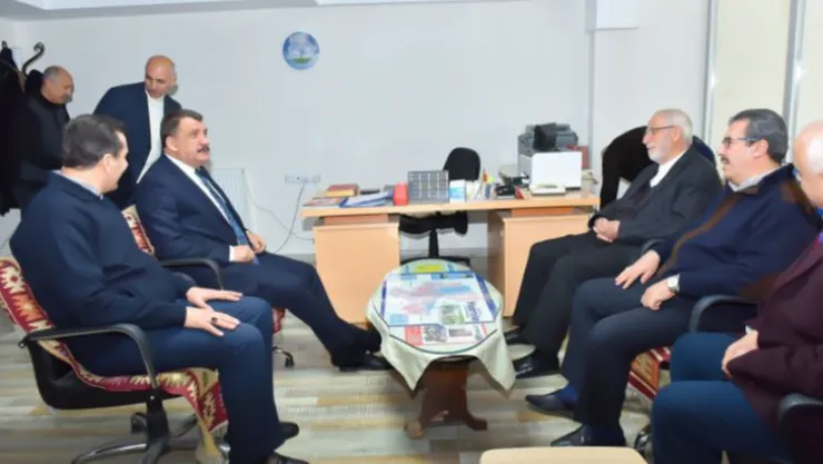 Başkan Gürkan, Niyaz-İ Mısri Kültür Vakfı Yönetimi İle İstişarede Bulundu