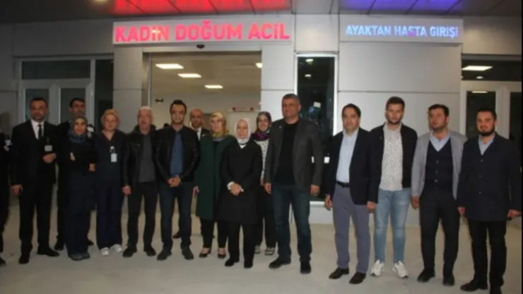 Çalık'tan yeni hastaneye gece yarısı ziyaret