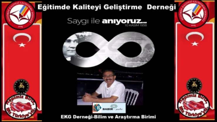 Başkan Akgün'ün '10 Kasım Atatürk'ü anma ' Mesajı