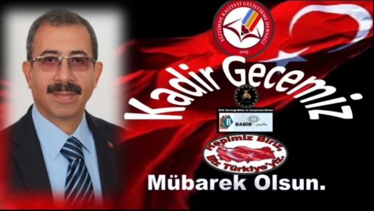Başkan Akgün'ün, Kadir Gecesi Mesajı