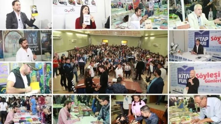 Elazığ Belediyesi 1. Kitap Fuarı'na Yazar Akını