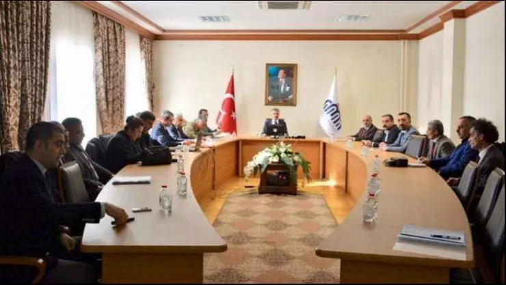 Vali Baruş Siyasi Parti Temsilcileri İle Seçim Güvenliği Toplantısı Gerçekleştirdi