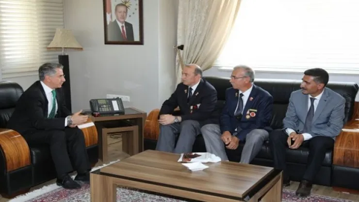 Gazilerden Başkan Yanılmaz'a Ziyaret