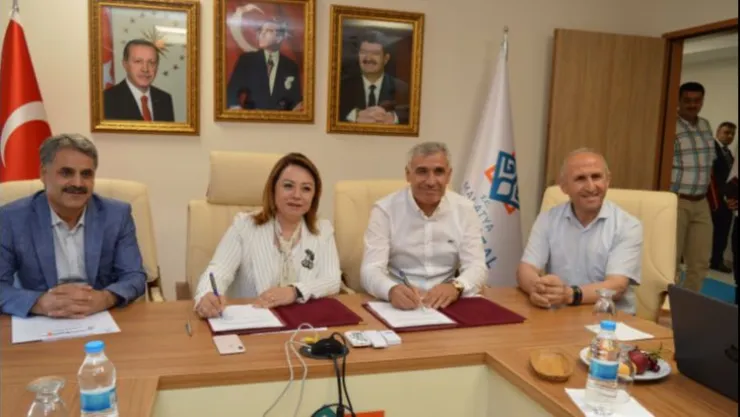 Battalgazi Belediye Başkanı Güder'den,  Rektör Karabulut'a ziyaret