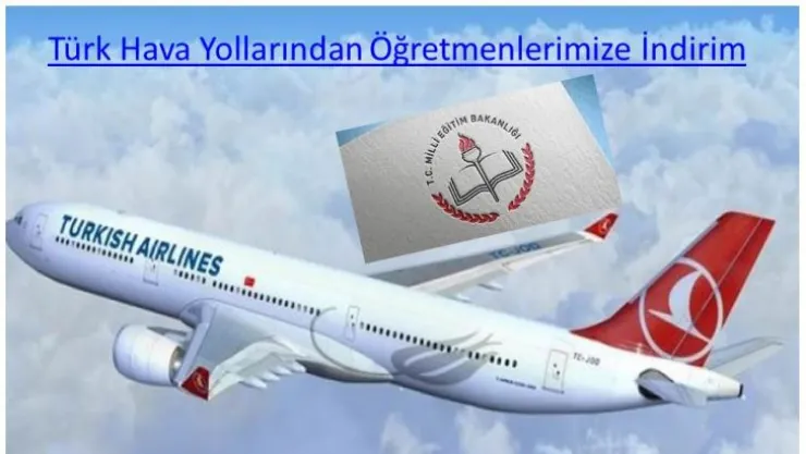 Türk Hava Yollarından Öğretmenlerimize İndirim