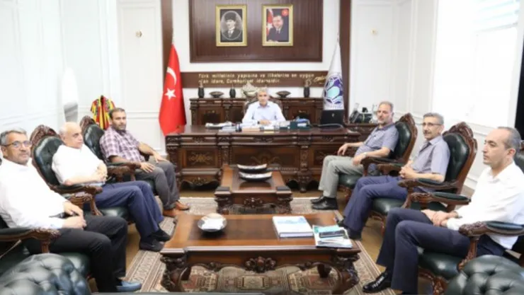 Mazlum-Der Genel Başkanı Beyhan, Başkan Güder'i Ziyaret Etti