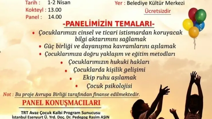 Elazığ Sahne Sanatları ve Sanatçılar Derneği, 'Çocuk Hakları ve Çocuklarda Gelişim' Paneli düzenliyor.