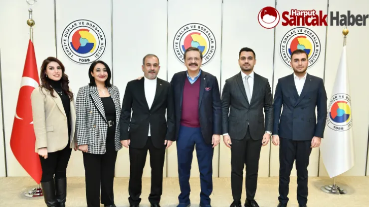 Elazığ TSO Heyeti Hisarcıkloğlu İle Görüştü