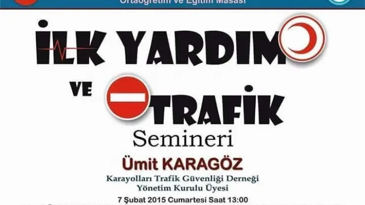 Elazığ Ülkü Ocakları Yönetim Kurulu Üyesi Taner ADSIZ'IN İlk Yardım Ve Trafik Semineri İle İlgili Basın Açıklaması