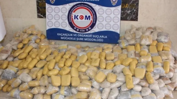 Elazığ'da 600 Kilo Eroin Ele Geçirildi