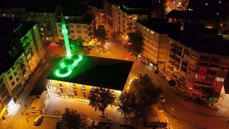 Elazığ'da Camiler Işıl Işıl