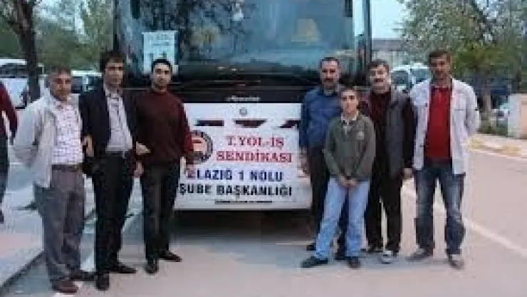 Elazığ'da Taşeron İşçileri Kadro İçin Yola Çıktı