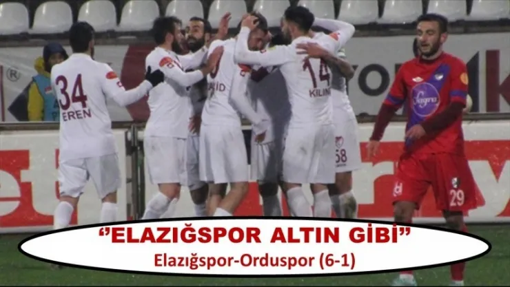                     ''ELAZIĞSPOR ALTIN GİBİ''