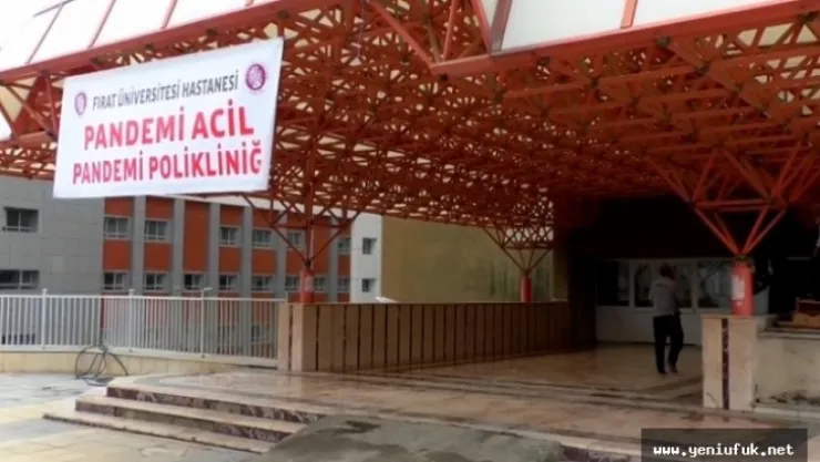F.Ü Hastanesinde Pandemi Acil Polikliniği Açıldı