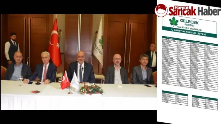 Gelecek Partisi İl Yönetimi Basınla Buluştu