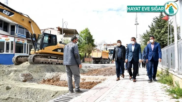Gülümser Caddesi Yenileniyor