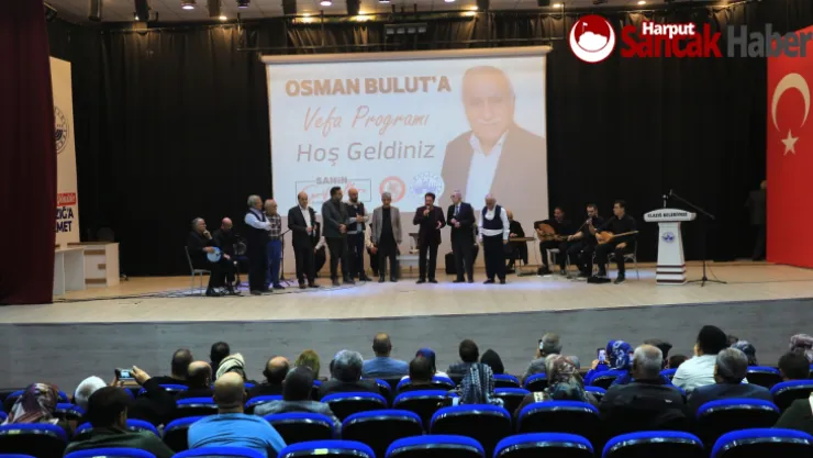 Harput Musikisinin Usta İsmi Osman Bulut'a Vefa Programı Düzenlendi
