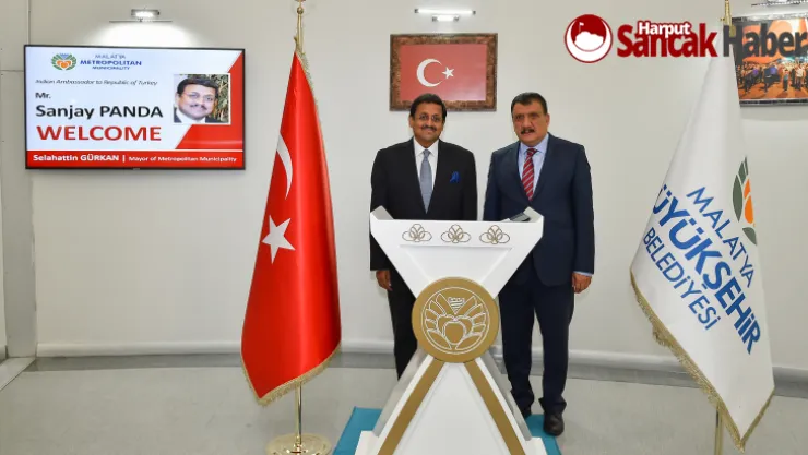 Hindistan Büyükelçisinden Başkan Gürkan'a Ziyaret
