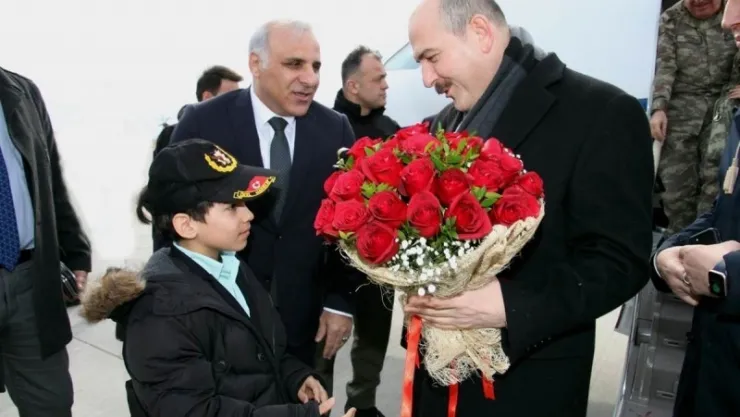İçişleri Bakanı Süleyman Soylu Elazığ'a Geldi